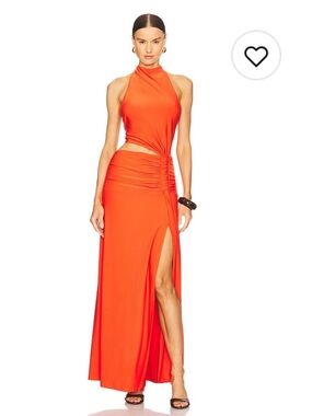 MISHA The Kendall Jersey Dress - XS Chilli